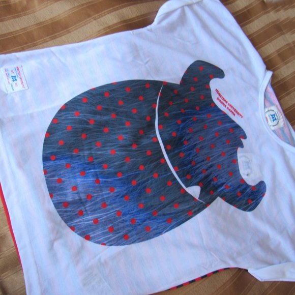 New Disney Pixar Monsters University Graphic T shirt,Small, White/Red - Picture 2 of 6
